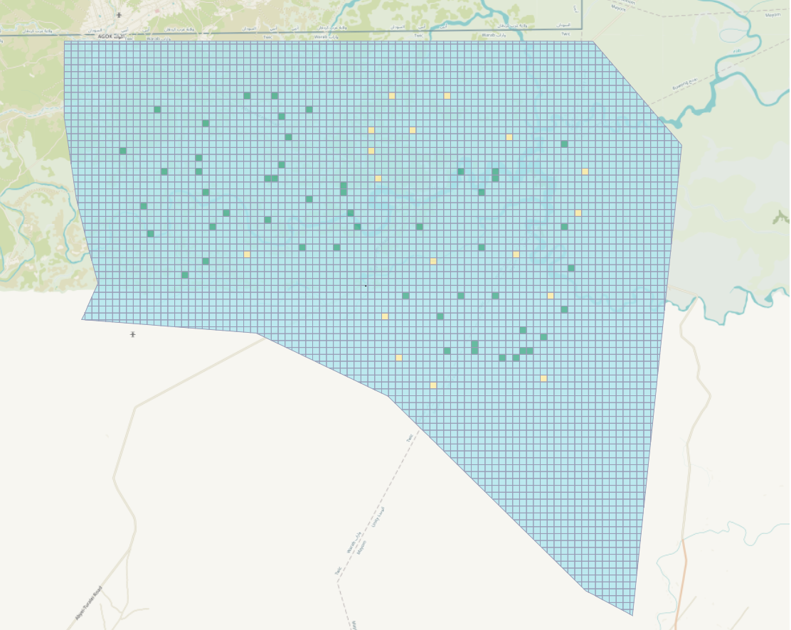 MapSwipe zone très vaste
