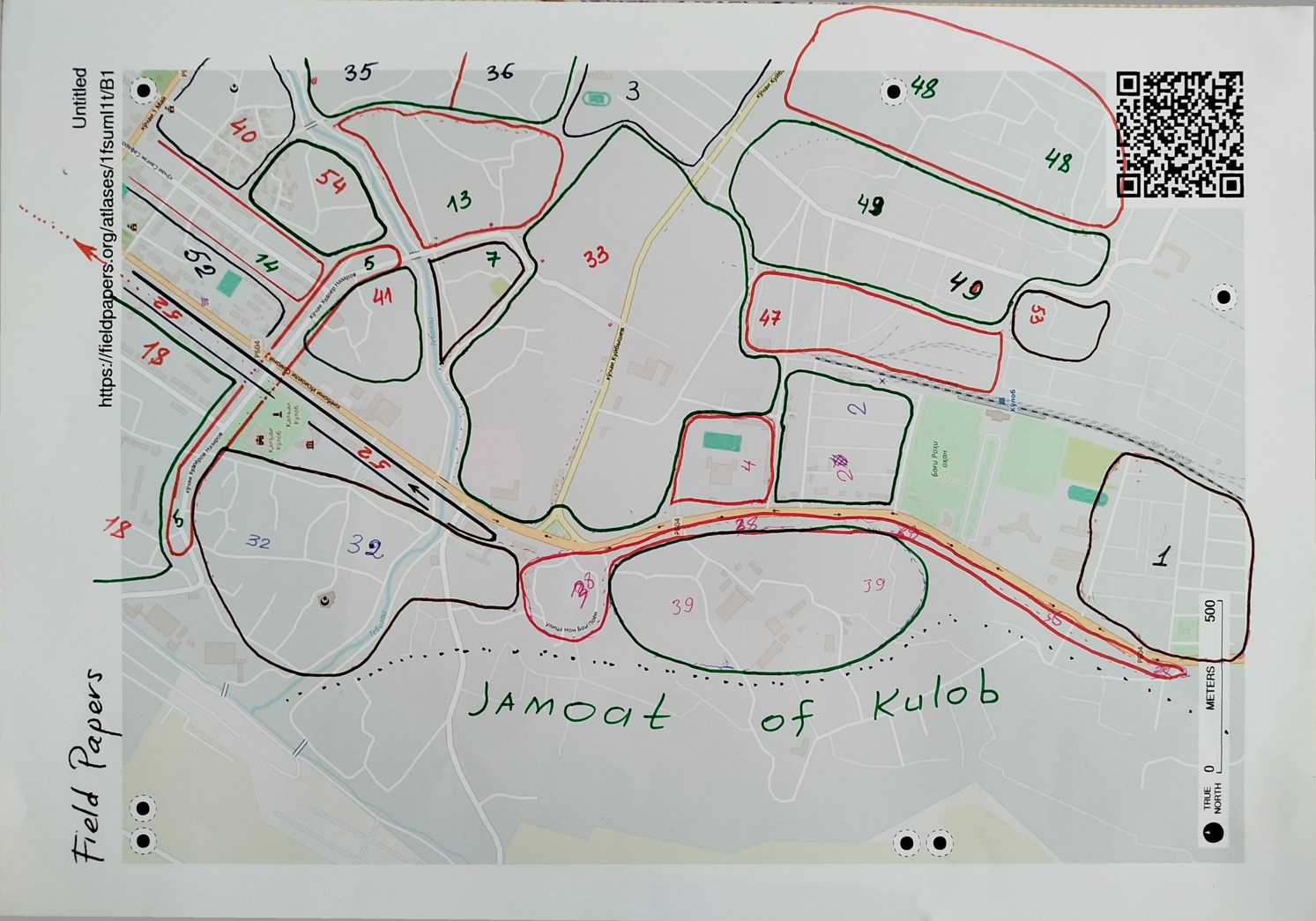 Remote mapping meets local knowledge in Kulob, Tajikistan  